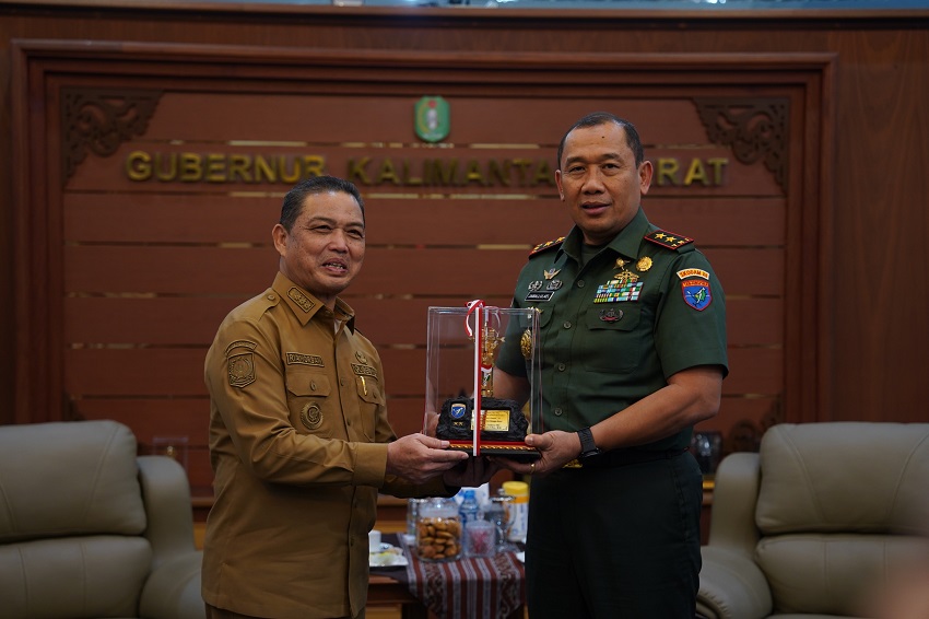 Jelang Purna Tugas, Pangdam Tanjungpura Pamitan ke Forkopimda Kalbar