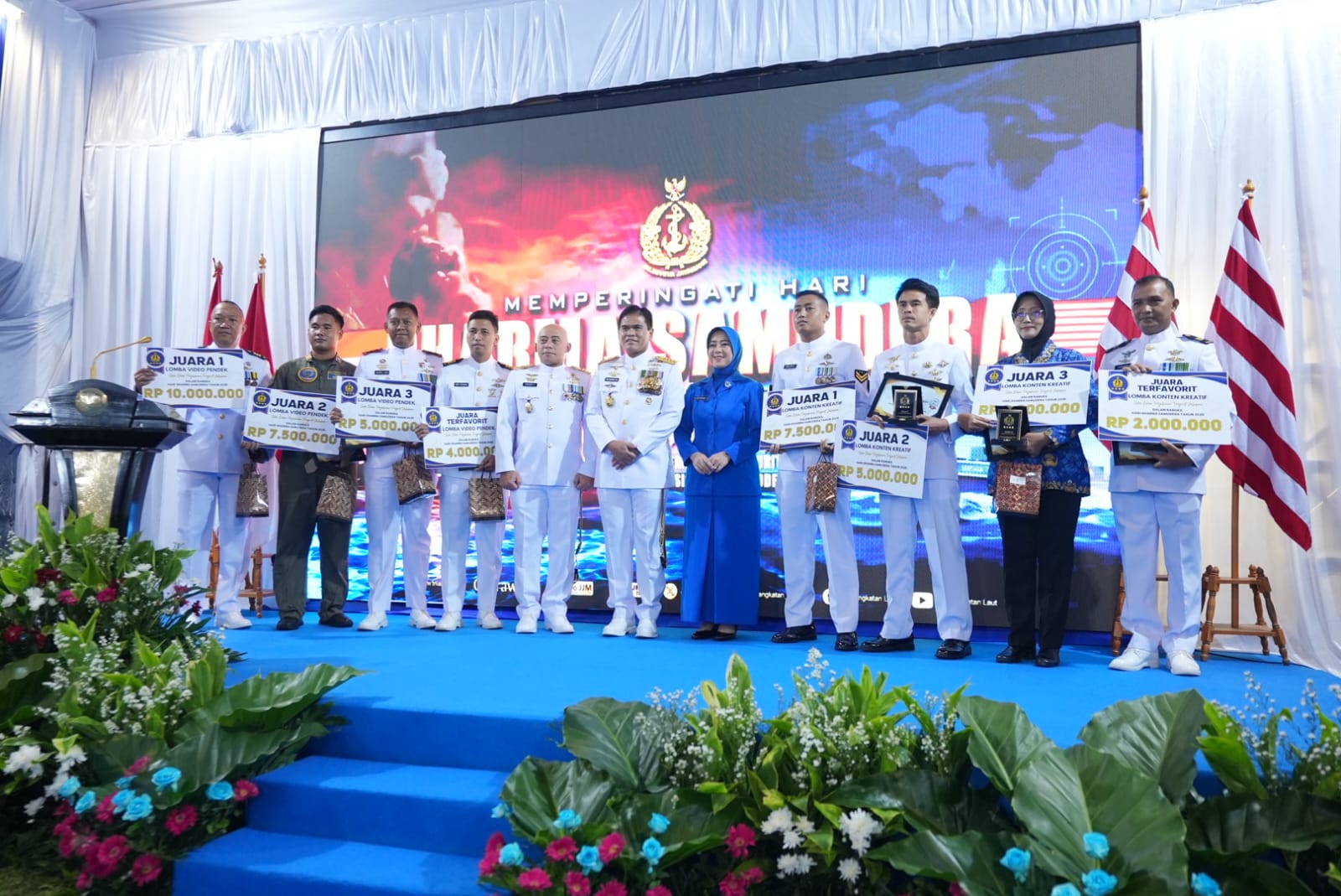 Kasal Bangga, Prajurit Marinir Borong Juara 1 Lomba Video Pendek dan Konten Kreatif TNI AL