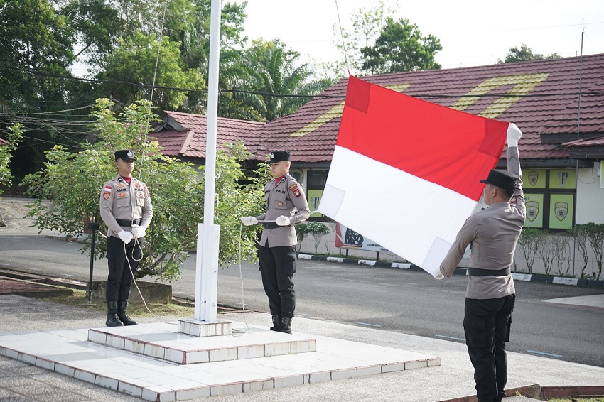 Refleksi Pengabdian Insan Bhayangkara, Polres Bengkayang Gelar Upacara Hari Kesadaran Nasional